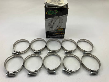 (10) Ideal 5036051 Worm Gear Hose Clamp, SAE Size # 36, 1-3/4'' To 2-3/4''