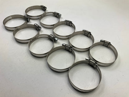 (10) Ideal 5036051 Worm Gear Hose Clamp, SAE Size # 36, 1-3/4'' To 2-3/4''