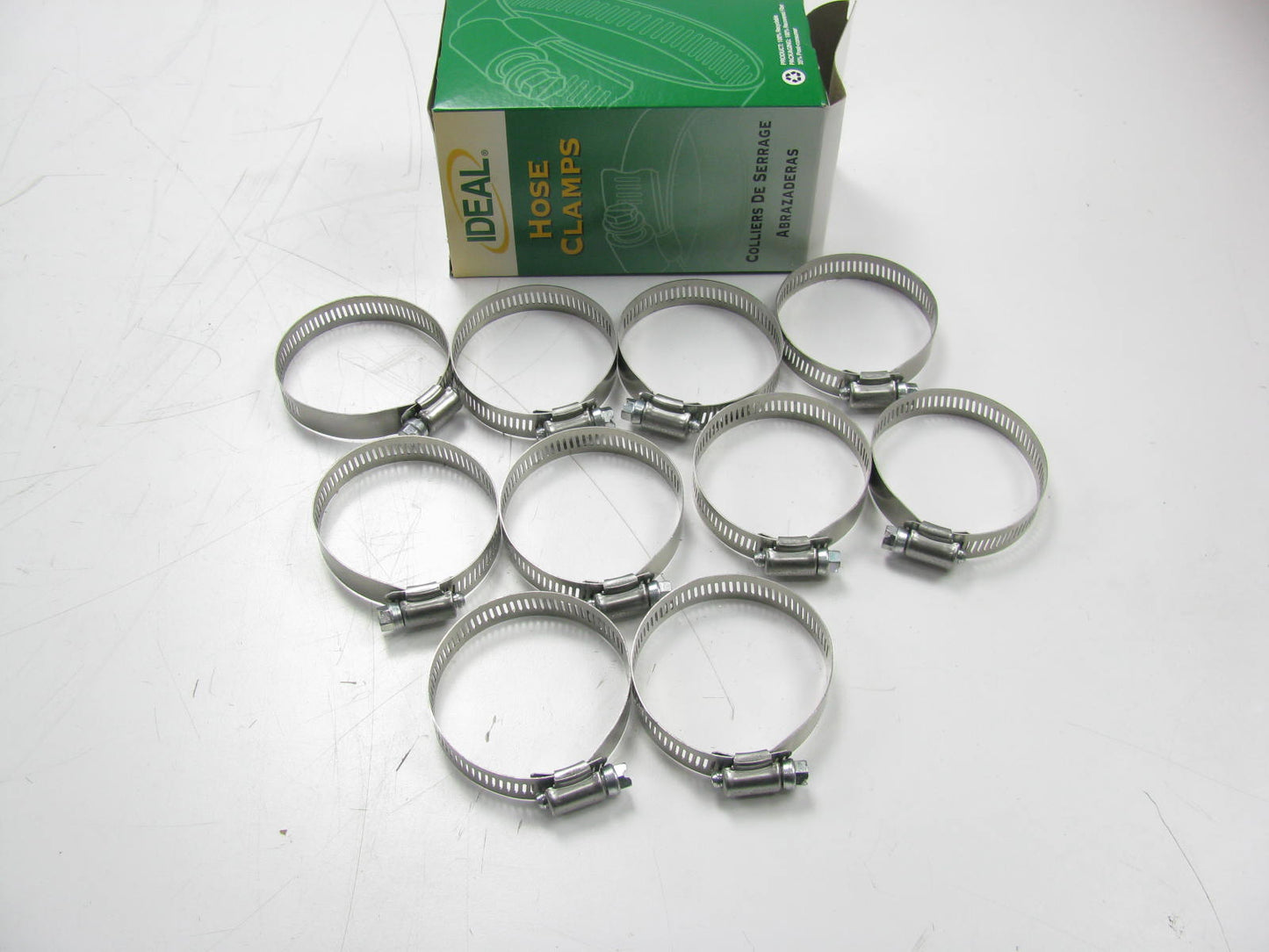 (10) Ideal 5036 Hy-Gear Hose Clamp Set 1-3/4'' - 2-3/4'' 44mm - 70 Mm