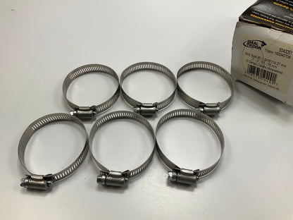 (6) Ideal 5040051 Hose Clamps, SAE Size 40, Clamping Range: 2''-3'' (51mm-76mm)