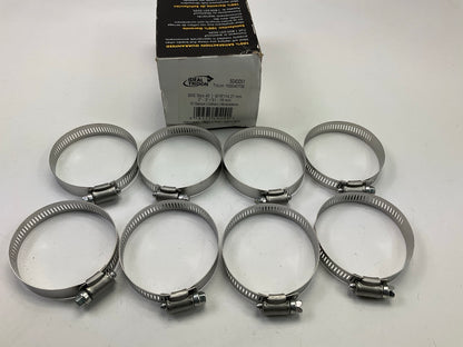 (8) Ideal 5040051 Worm Gear Hose Clamp, SAE Size # 40, 2'' To 3''