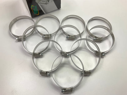 (10) Ideal 5048051 Worm Gear Hose Clamp, SAE Size # 48, 2-1/2'' To 3-1/2''