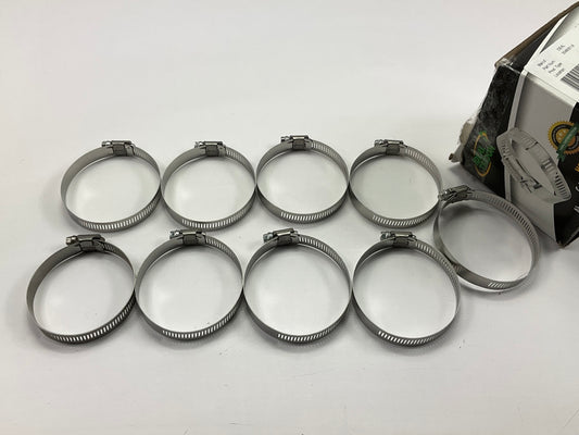 (9) Ideal 5048051 Worm Gear Hose Clamp, SAE Size # 48, 2-1/2'' To 3-1/2''