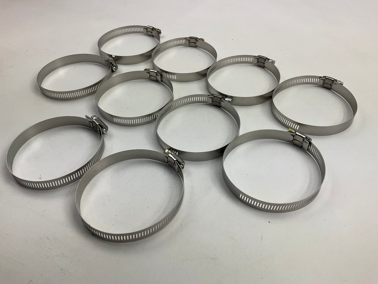 (10) Ideal 5056051 Worm Gear Hose Clamp, SAE Size # 56, 3'' To 4''