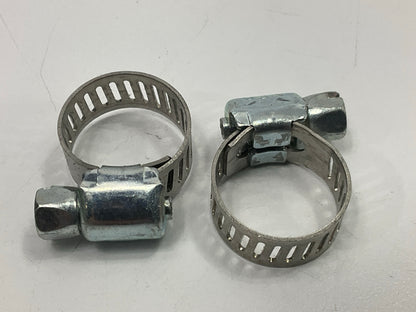 (10) Ideal 5202 Hose Clamps SAE Size #4, Clamping Diameter: 1/4''- 5/8''