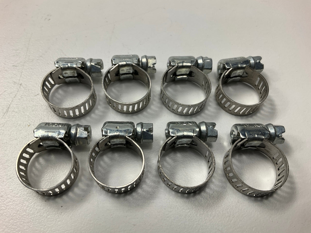 (8) Ideal 5202066 Hose Clamps, SAE Size 04, 5/16-5/8'' (8mm-16mm) Clamping Range