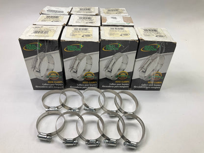 (100) Ideal 5232051 SAE # 32 Hose Clamps, 1-1/2''-2-1/2'' Clamp Range (38mm-63mm)