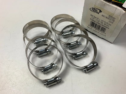 (8) Ideal 5232051 Hose Clamps, 1-1/2''-2-1/2'' Clamp Range (38mm-63mm), SAE # 32