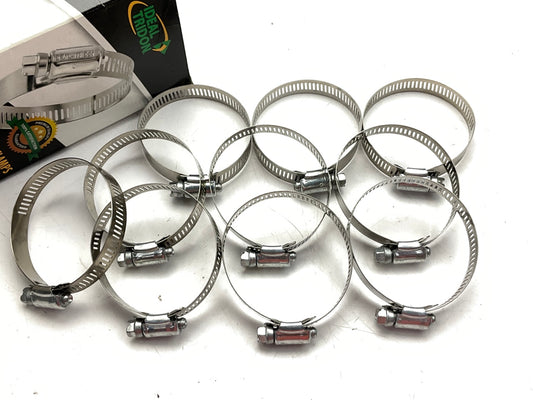 (10) Ideal 5236051 Hose Clamps - SAE Size 36, 1-13/16 To 2-3/4'' Diam., 1/2'' Wide