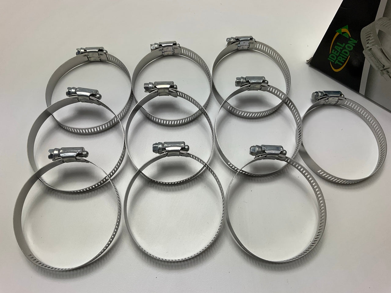 (10) Ideal 5244051 Worm Gear Hose Clamp, SAE Size # 44, 2-1/4'' To 3-1/4''