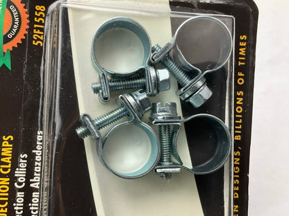 (8) PCs - Ideal 52F1558 MOTORCYCLE Fuel Injection Hose Clamps For 5/16 ID Hose