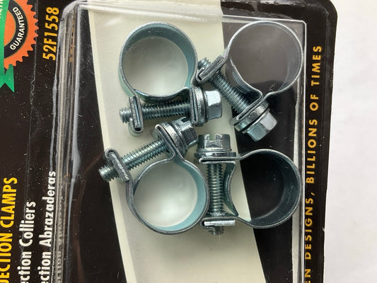 (8) PCs - Ideal 52F1558 MOTORCYCLE Fuel Injection Hose Clamps For 5/16 ID Hose