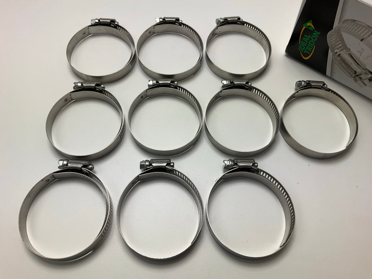 (10) Ideal 5336051 Worm Gear Hose Clamp, SAE Size # 36, 1-3/4'' To 2-3/4''