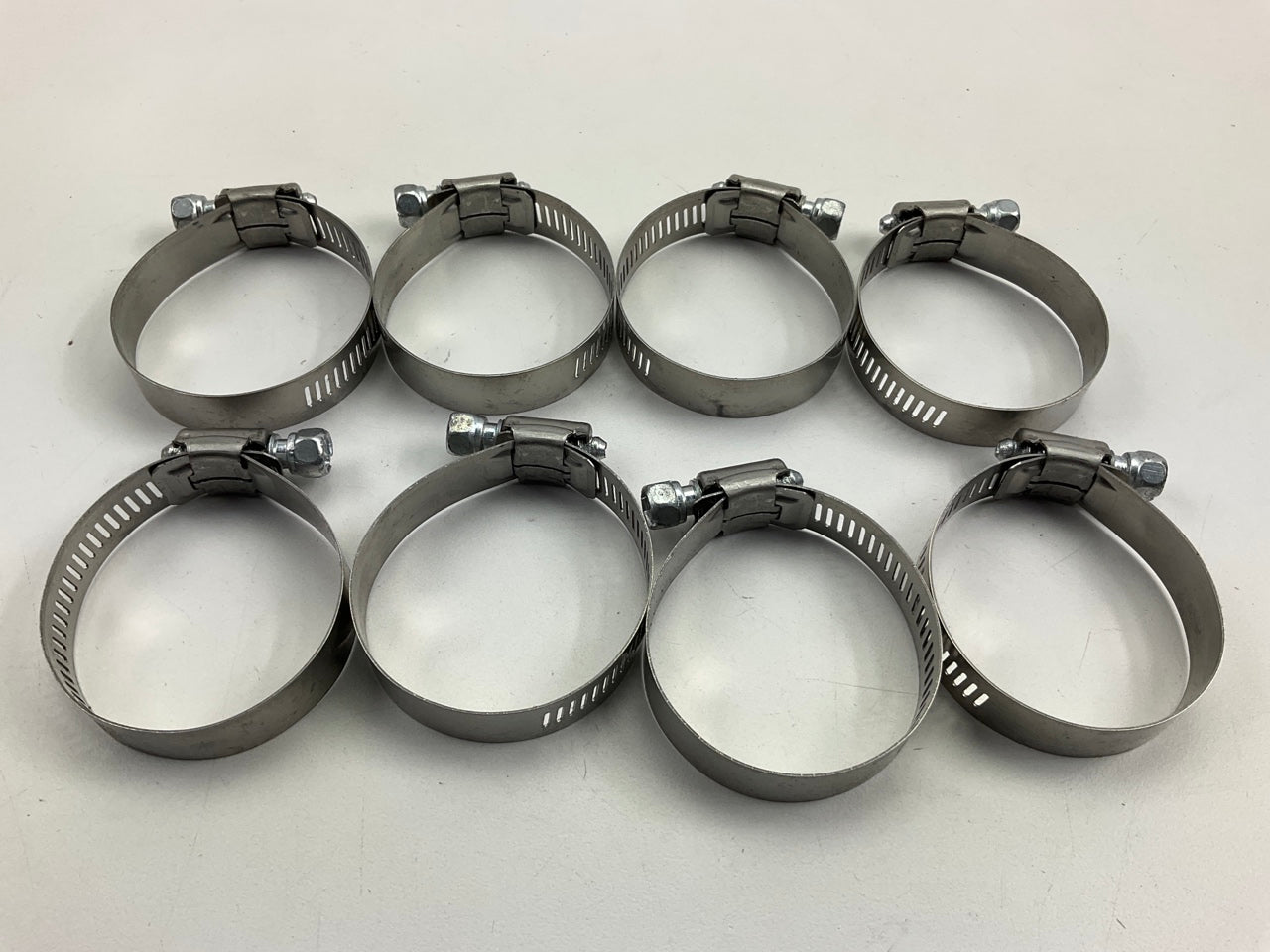 (8) Ideal 5428051 Hose Clamps 9/16'' X 1-1/4''-2-1/4'' SAE Size 28