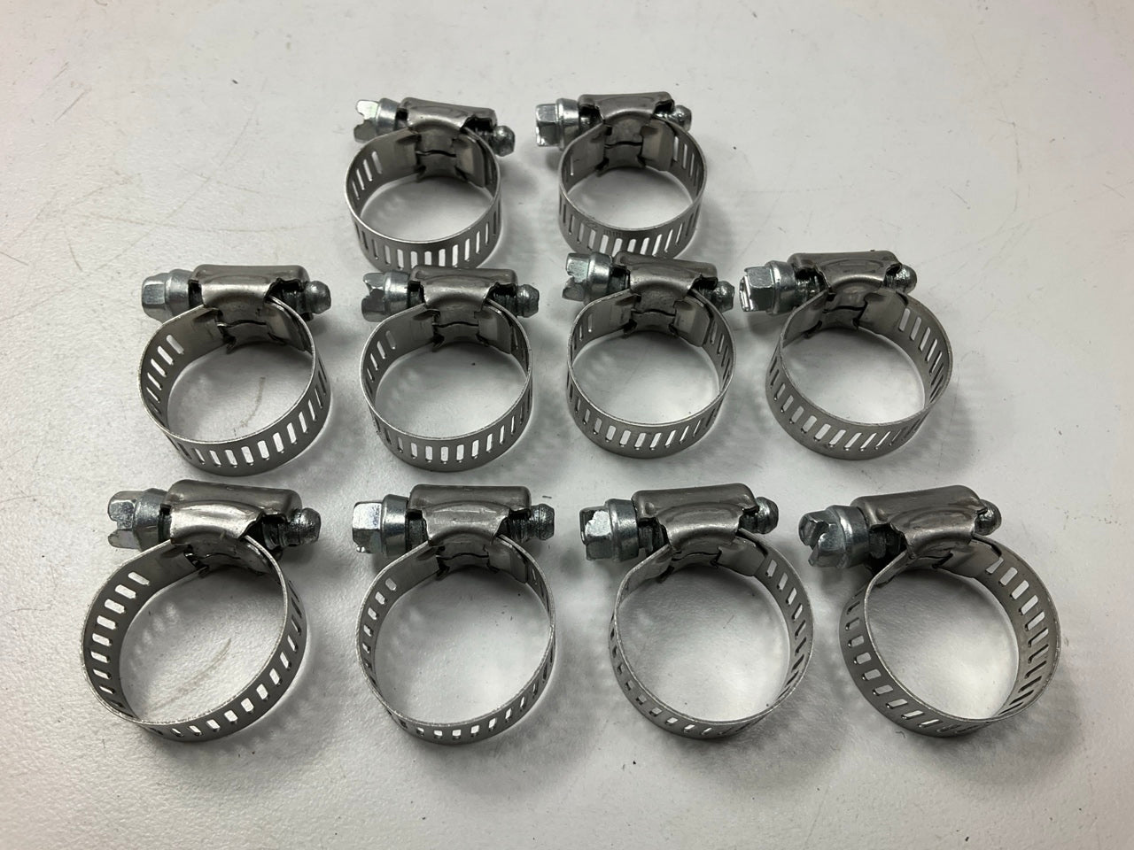 (10) Ideal 5706051 Worm Gear Hose Clamp, SAE Size # 06, 3/8'' To 7/8''