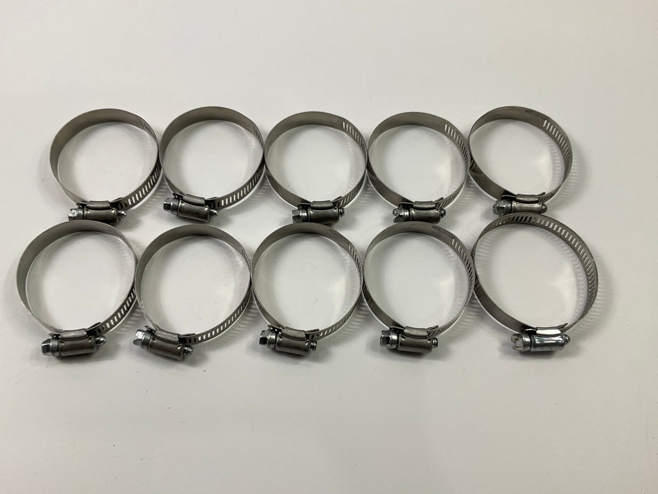 (10) Ideal 5732051 Hose Clamps Clamping Range: 1-1/2''-2-1/2'' (38-63mm), SAE #32