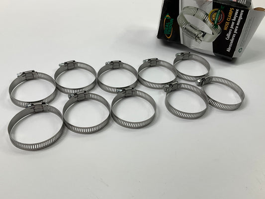 (10) Ideal 5736051 Worm Gear Hose Clamp, SAE Size # 36, 1-3/4'' To 2-3/4''