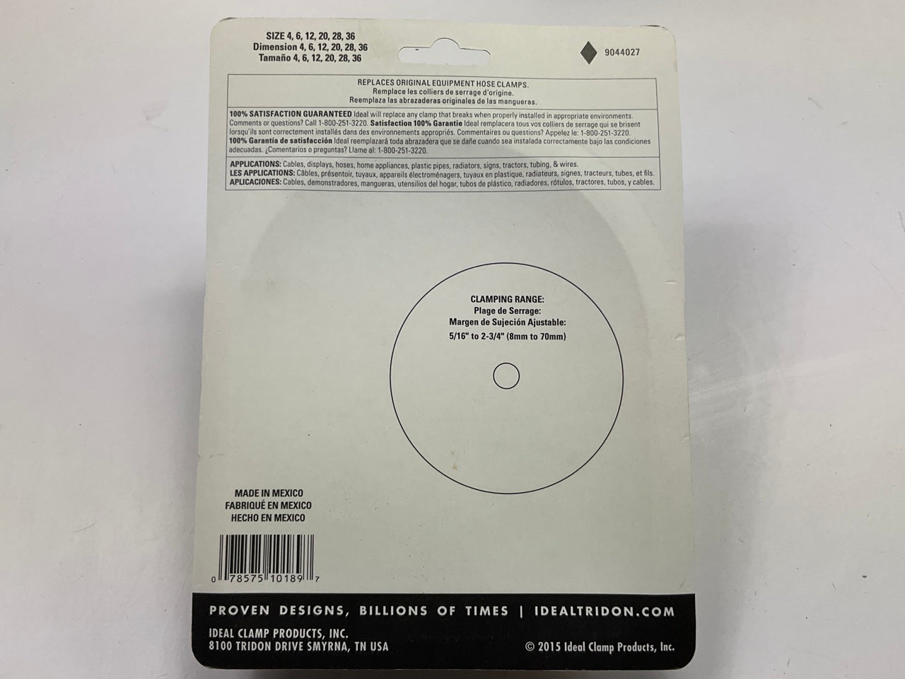 (5) Ideal 5Y00158 Turn-Key Clamps Size 12, 20, 28, 36, Micro 4, 6 Assortment