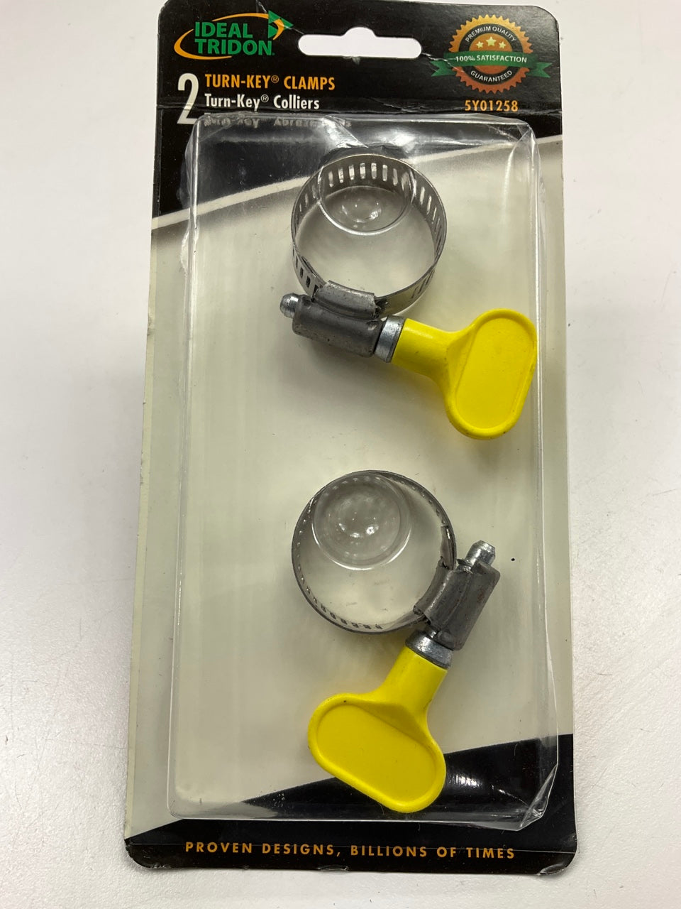 Ideal 5Y01258 Turn-key Hose Clamps Clamping Range: 1/2'' To 1-1/4'' (13mm To 32mm)
