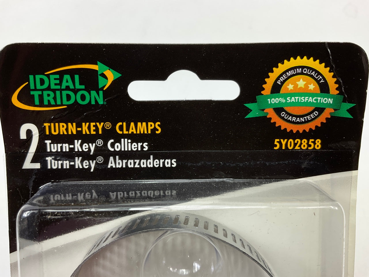 (5) PACKS - Ideal 5Y02858 Turn-Key Hose Clamps, 1-1/4'' To 2-1/4''