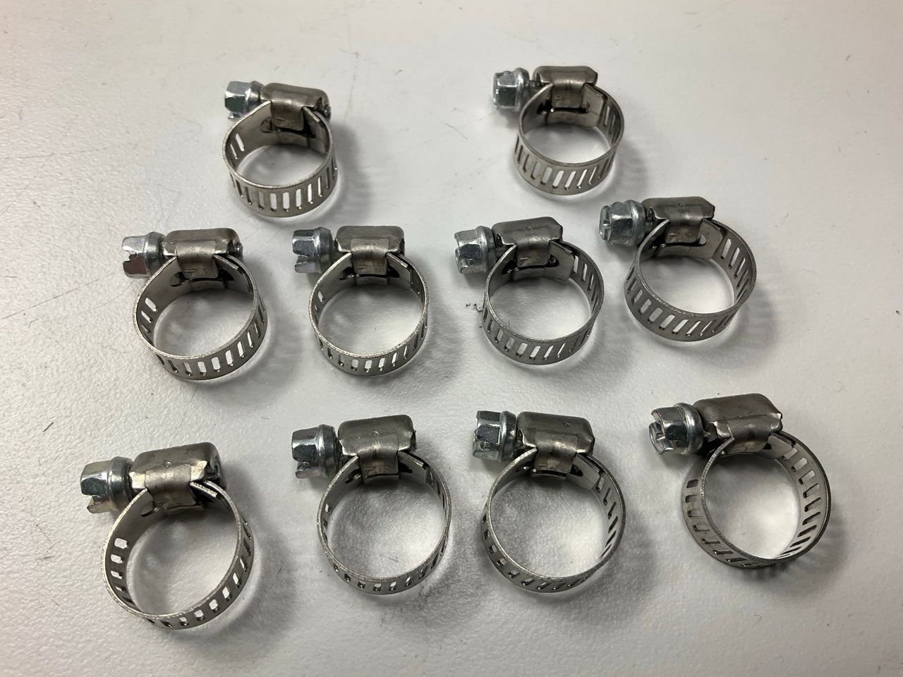 (8) Ideal 6204051 Hose Clamps, SAE Size 04, 5/16''-5/8'' Clamping Range