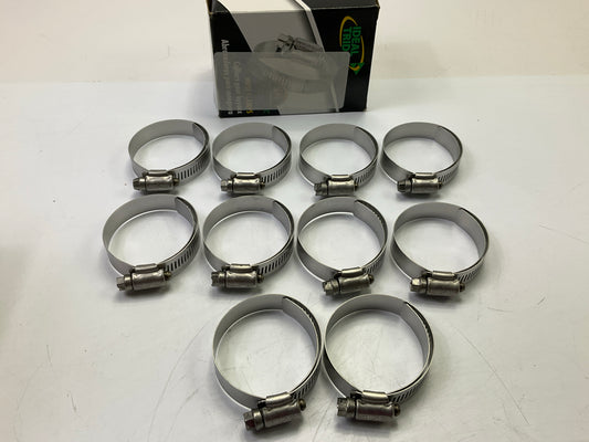 (10) Ideal 6528 Hose Clamps, Clamping Range 1-5/16'' - 2-1/4''