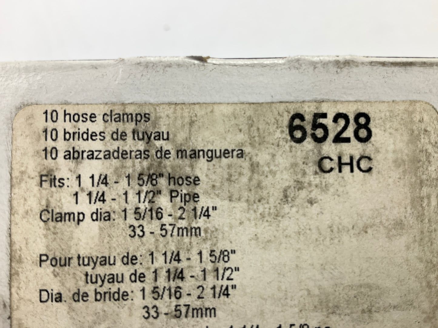 (10) Ideal 6528 Hose Clamps, Clamping Range 1-5/16'' - 2-1/4''