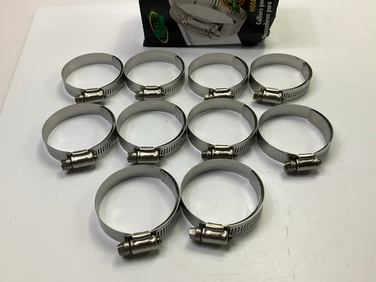 (10) Ideal 6532 Hose Clamps - 1-9/16''-2-1/2'' Clamp Range