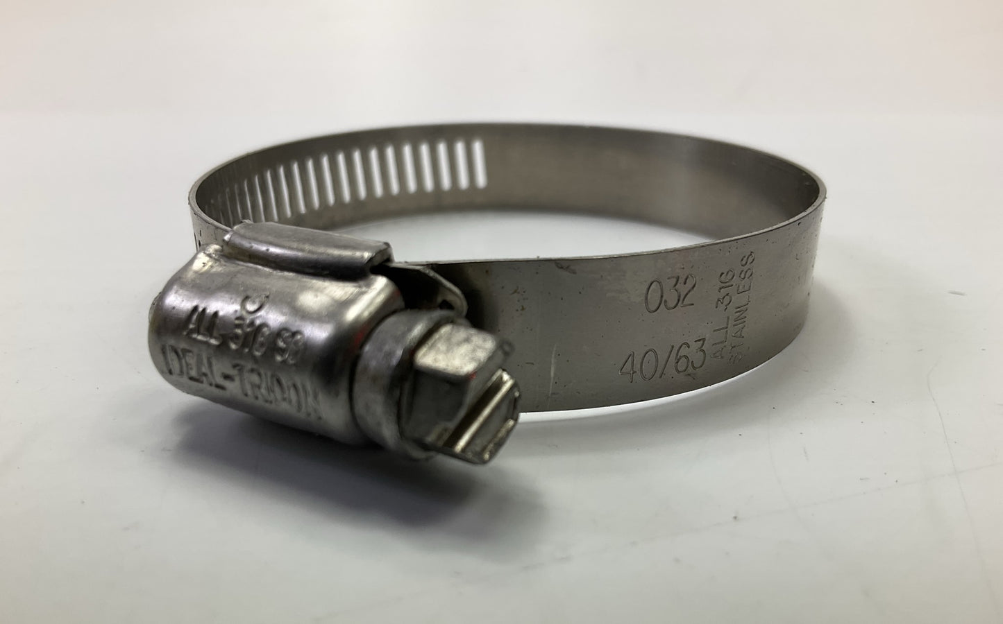 (10) Ideal 6732651 Hose Clamps Stainless Steel, 1-1/2'' - 2-1/2'' Clamping Range