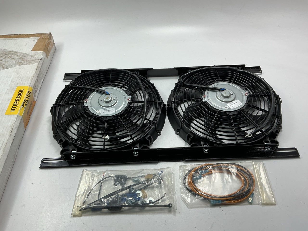Imperial 226100 Dual Electric Reversible Fan Kit - 1,600 CFM, Dual 12'' Fans