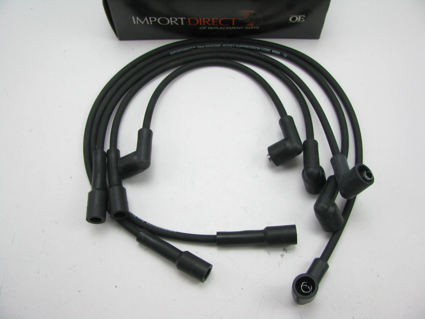 Import Direct 43074 Ignition Spark Plug Wire Set For 1987-1988 Saab 2.0L-L4