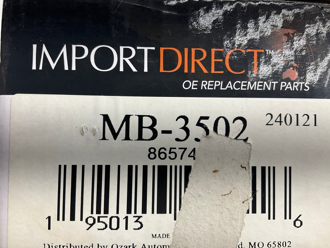 Import Direct MB-3502 Front Intermediate Axle Shaft