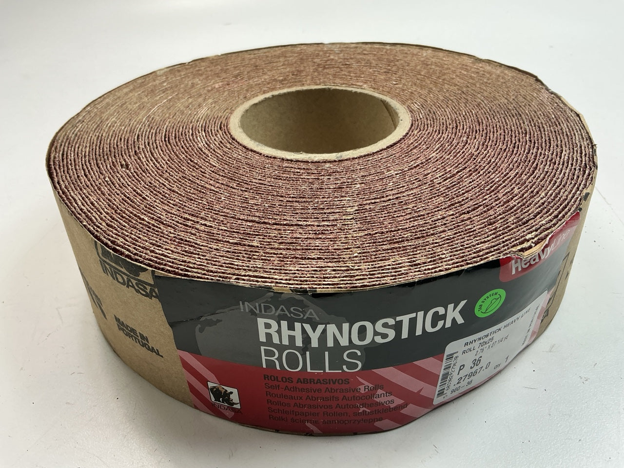 Indasa 960-36 Rhynostick 36 Grit Sandpaper  XL Long File Board Sanding Roll
