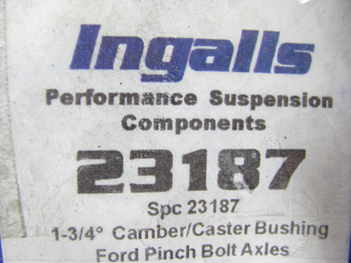 Ingalls 23187 Front Alignment Caster Camber Bushing - 1-3/4 Degree RWD