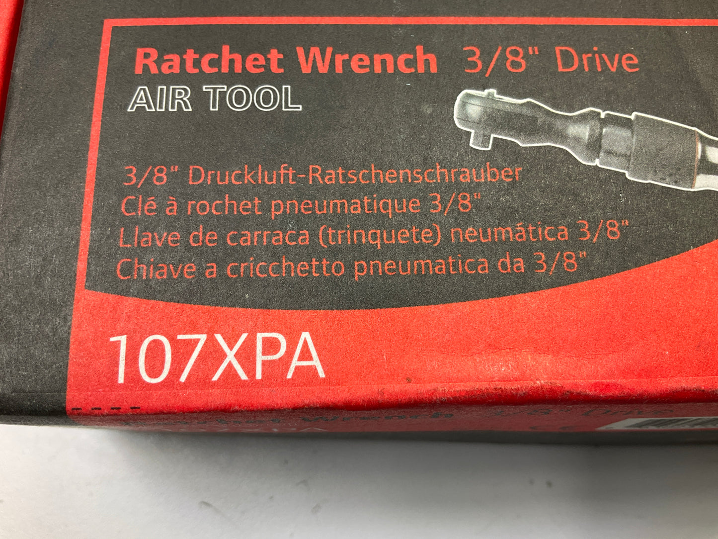 Ingersoll Rand 107XPA 3/8'' Air Ratchet Wrench, Heavy Duty, 54 Ft Lbs Max Torque
