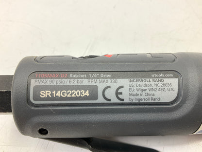 Ingersoll Rand 1105MAX-D2 1/4'' Mini Composite Air Ratchet Wrench, 30 Ft-lbs Max