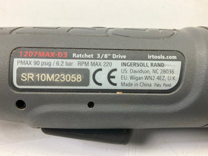Ingersoll Rand 1207MAX-D3 3/8'' Drive Air Ratchet Wrench 65 Ft Lbs Variable Speed