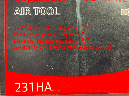 Ingersoll Rand 231HA Super Duty Air Impact Wrench, 350 Ft-lb Max Torque