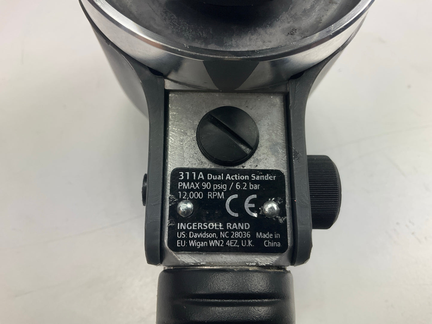 Ingersoll Rand 311A Dual-Action Angle Air Sander, 6'' Pad, 12,000 Rpm, 1/4 HP