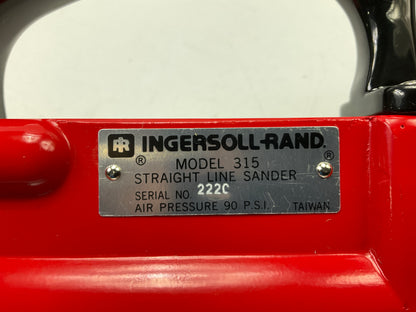 Ingersoll Rand 315 Straight-Line Air Sander, 2.75'' X 17.5'' Pad, 3000 SPM