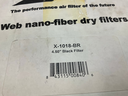 Injen X-1018-BR High Flow 8-Layer Oiled Cotton Gauze Air Filter - 4.5'' Inlet