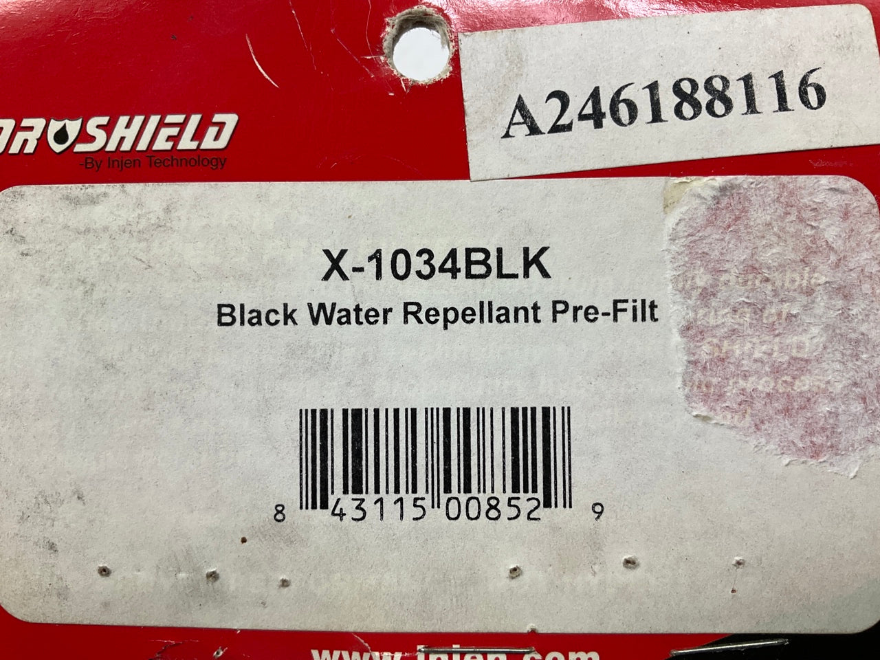 Injen X-1034BLK Hydro-Shield Pre-Filter Air Intake Filter Cover X-1015, X-1018