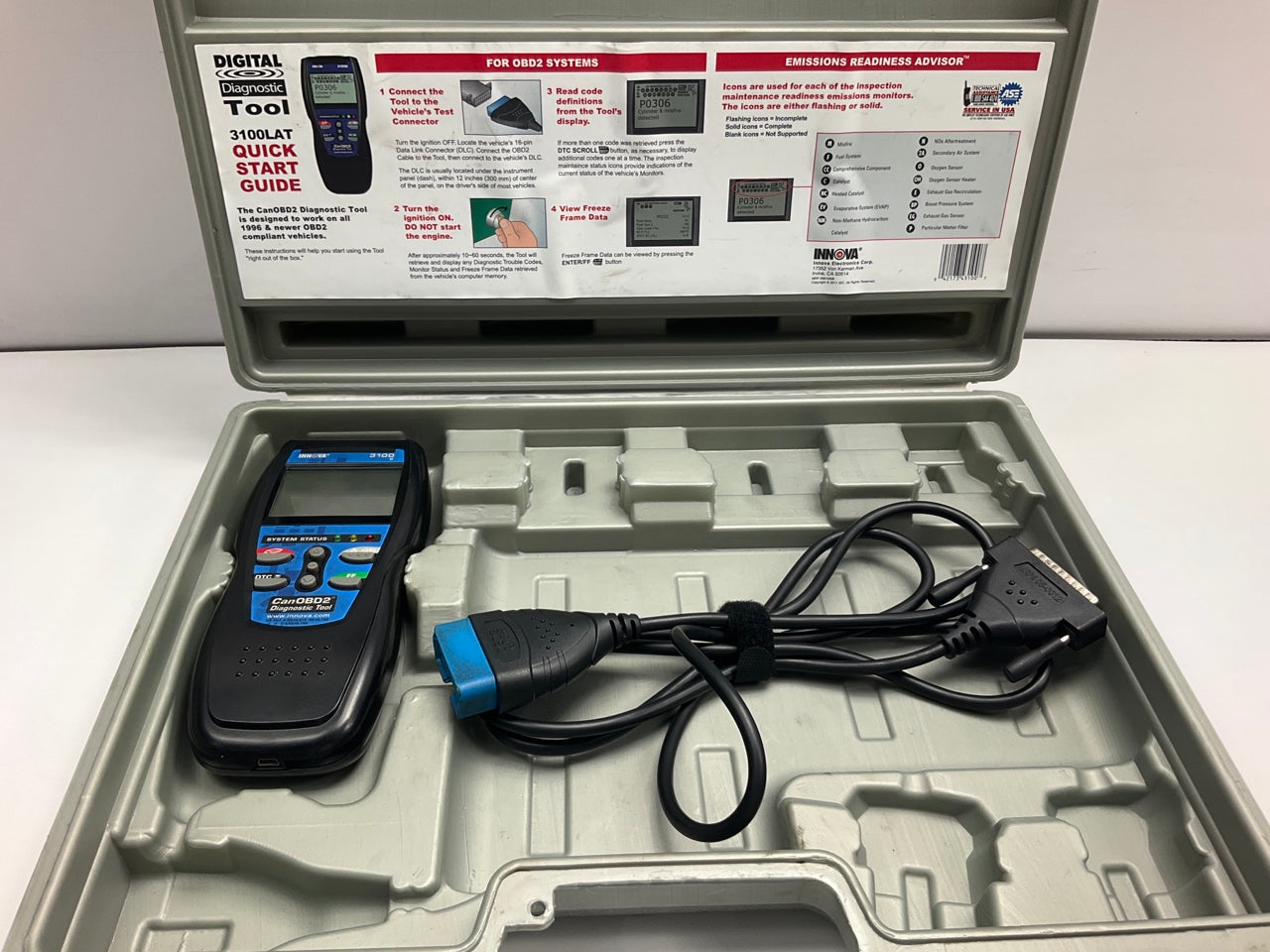 USED # 2 - Innova 3100LAT Diagnostic Code Scanner Reader - See Actual Photos