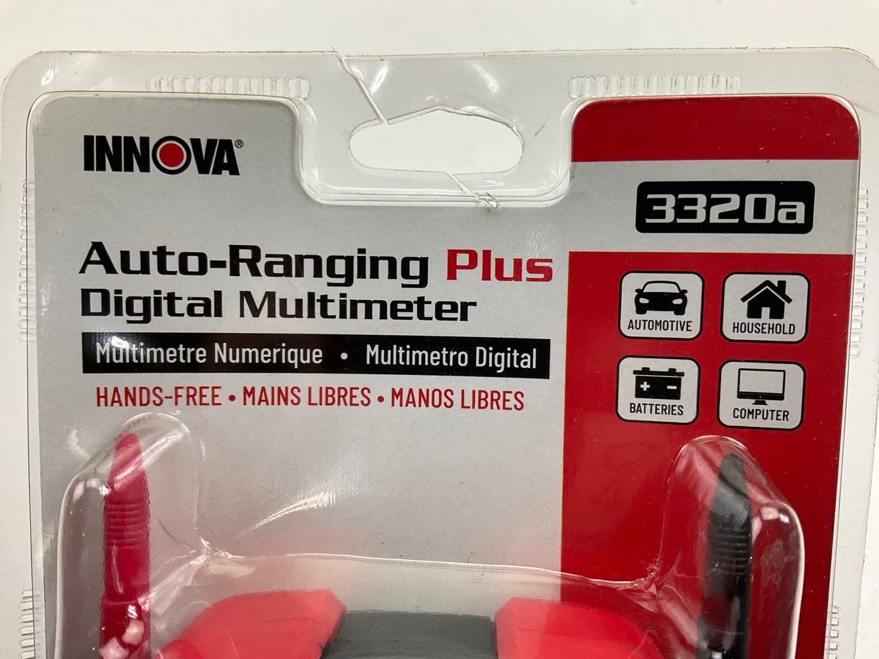 Innova 3320a Auto-Range Digital Multimeter Tester,  (10 MegOhm)/UL, 9 Function