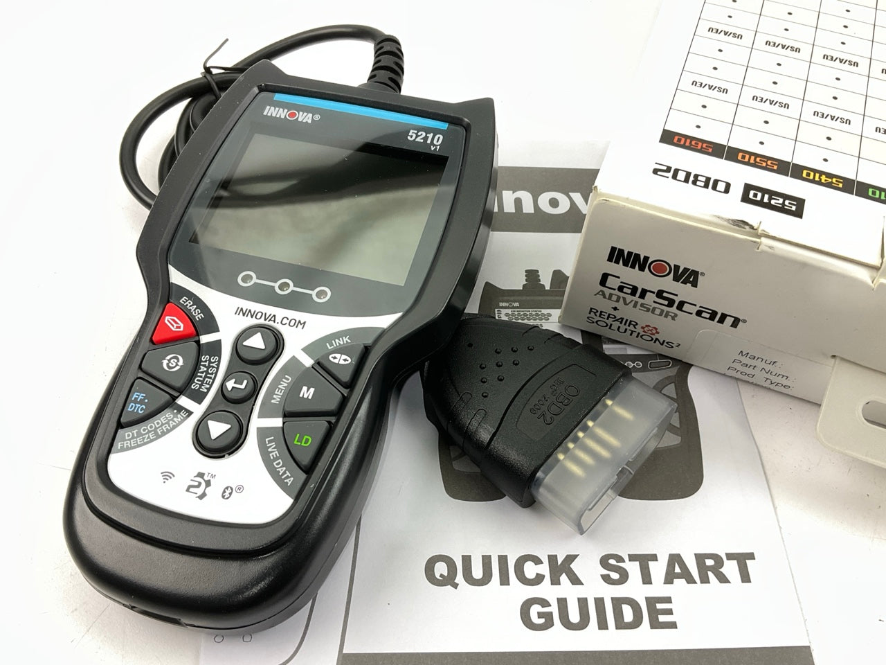 INNOVA CarScan Advisor 5210 Code Scanner - Professional OBD2 Code Reader