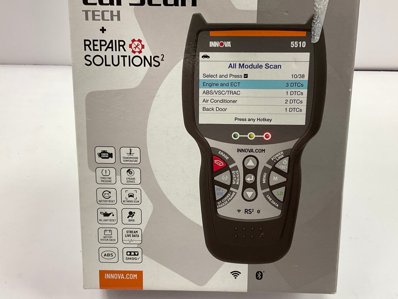 INNOVA 5510 CarScan Tech Code Reader OBD2 Vehicle Diagnostic Scanner Tool
