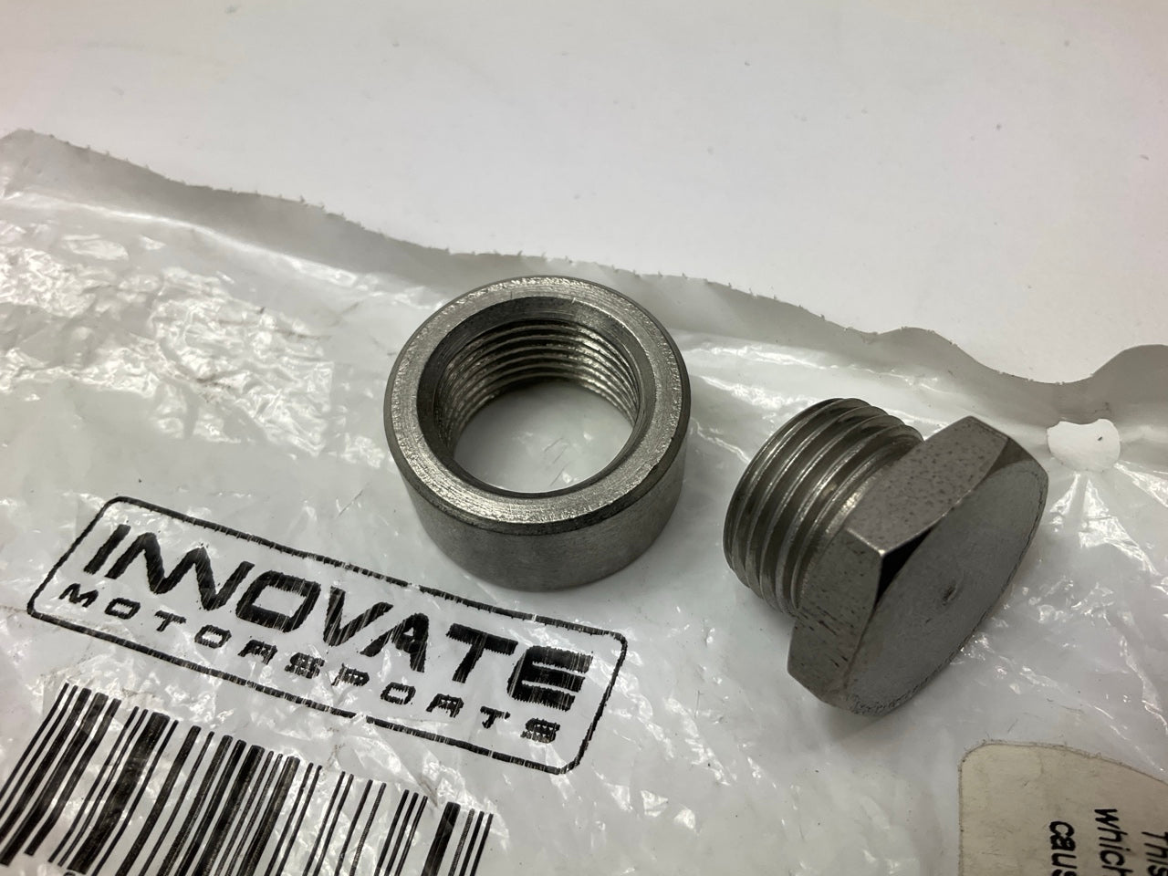 Innovate Motorsports 3736 Stainless Steel Exhaust Bung And Plug Kit, 1/2''