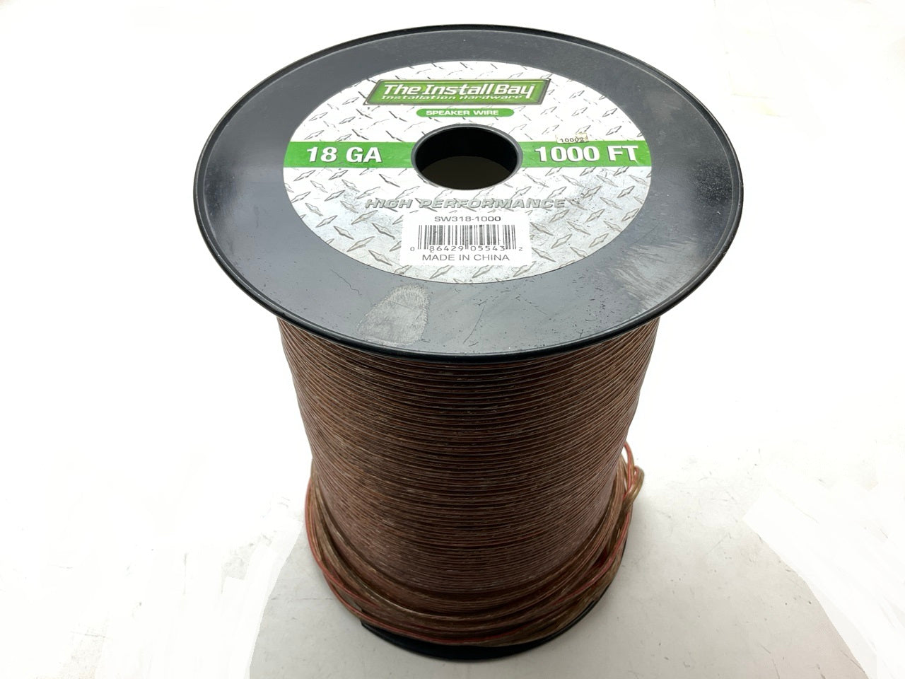 Install Bay SW318-1000 Speaker Wire 18 Gauge All Copper Clear Coil - 1000 Ft