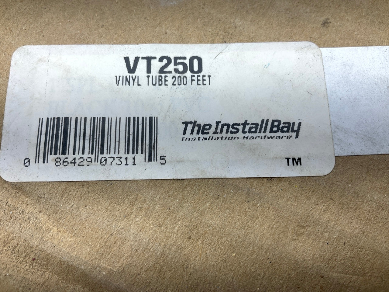 Install Bay VT250 PVC Vinyl Tubing 1/4 Inch 200 Foot Roll Audio Wire Protection