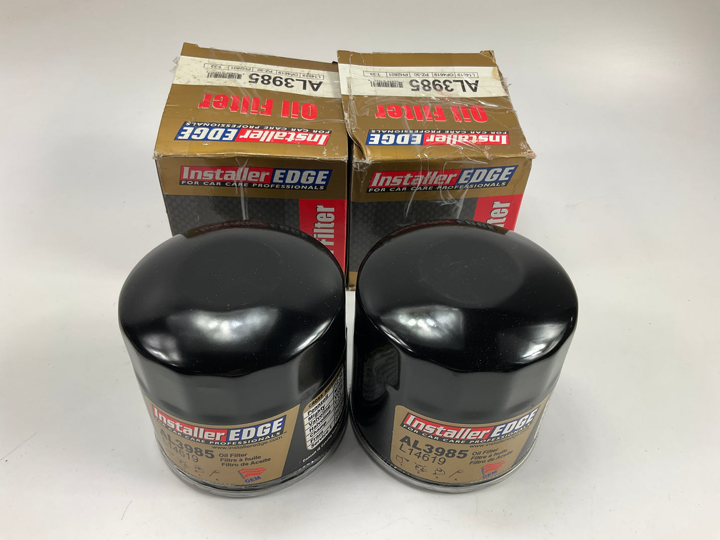 (2) Installer Edge AL3985 Engine Oil Filter